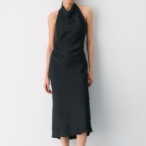 Babaton / Aritzia Audience Satin Halter Dress